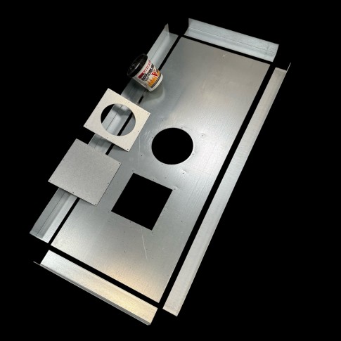 Register/Blanking Plate Kit 5" 1000mm x 400mm "with inspection plate"